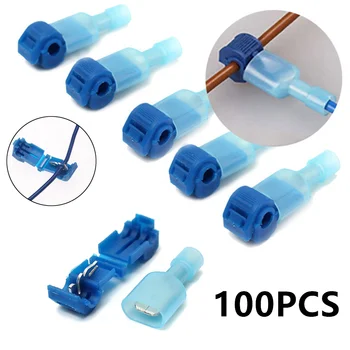 100PCS T-Tap Self-Stripping Quick Splice Electrical Wire Terminals Connector Insulated Male Quick Disconnect Spade Terminals
100PCS T-Tap Self-Stripping Quick Splice Electrical Wire Terminals Connector Insulated Male Quick Disconnect Spade Terminals