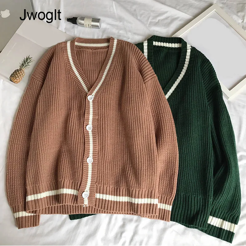 Autumn Winter Men's Sweater Coat Wool Cardigan Sweaters Coat Men Korean Style Loose Couple Casual Knitwear Green
Autumn Winter Men's Sweater Coat Wool Cardigan Sweaters Coat Men Korean Style Loose Couple Casual Knitwear Green