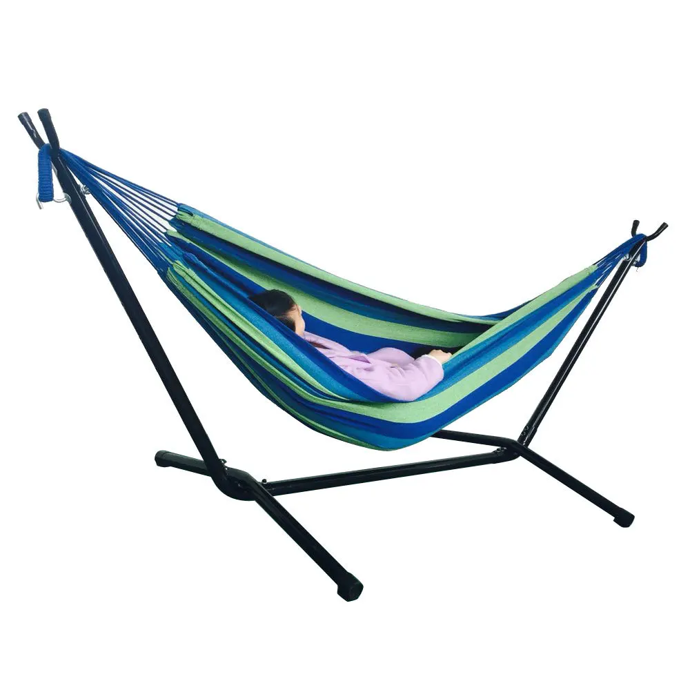 Camping Outdoor Polyester Hammock Set with Stand Carry Bag Sleeping Swing Baby Hammock Home Outdoor Detachable Portable Bed Kit
Camping Outdoor Polyester Hammock Set with Stand Carry Bag Sleeping Swing Baby Hammock Home Outdoor Detachable Portable Bed Kit