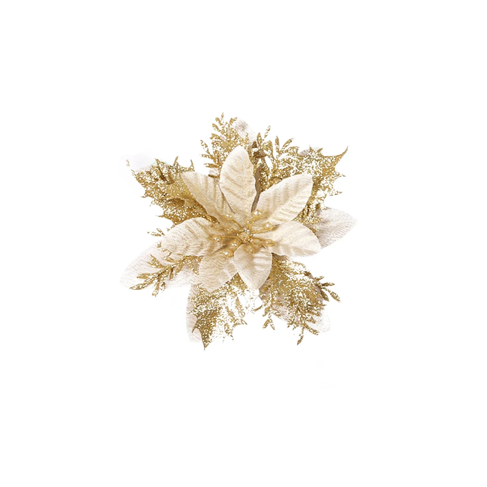 2019 New Creative Fashion Christmas Decorations Glitter Openwork Artificial Leaves Flowers Home Party Ornements
2019 New Creative Fashion Christmas Decorations Glitter Openwork Artificial Leaves Flowers Home Party Ornements