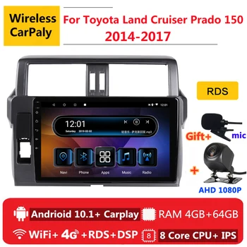 2 din 8 core android 10 car radio auto stereo for toyota land cruiser prado 150 2014-2017 navigation GPS DVD Multimedia Player
2 din 8 core android 10 car radio auto stereo for toyota land cruiser prado 150 2014-2017 navigation GPS DVD Multimedia Player