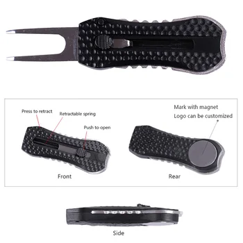 Pitch Ball Mark Magnetic Spring Tight Groove Divot Repair Tool Golf Fork Cleaner Retractable Putting Green Parts Accessories
Pitch Ball Mark Magnetic Spring Tight Groove Divot Repair Tool Golf Fork Cleaner Retractable Putting Green Parts Accessories