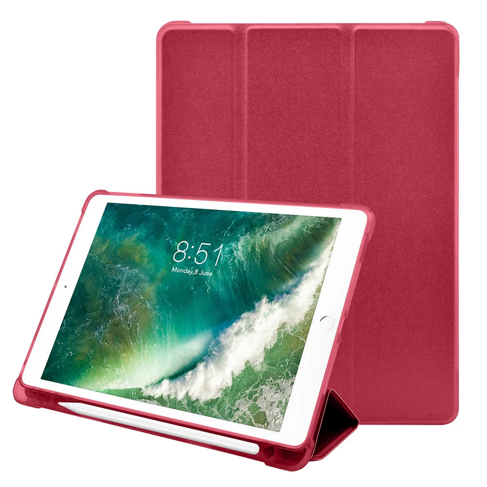 Ultra-thin Three-fold One-piece Smart Sleep Leather Case Magnetic Smart Stand Shockproof Case Cover for iPad 10.2/Air 3 2019 D30
Ultra-thin Three-fold One-piece Smart Sleep Leather Case Magnetic Smart Stand Shockproof Case Cover for iPad 10.2/Air 3 2019 D30