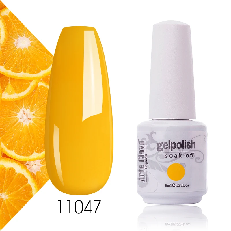 Arte Clavo Gel Nail Polish Yellow Blue Colorful Semi Permanent Soak Off UV LED Nail Art Manicure Top Base Coat Gel Polish Hybrid
Arte Clavo Gel Nail Polish Yellow Blue Colorful Semi Permanent Soak Off UV LED Nail Art Manicure Top Base Coat Gel Polish Hybrid