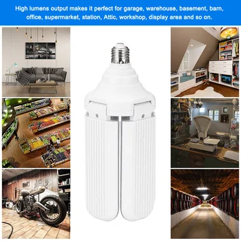 LED Super Bright Bulb SMD2835 Ultra High Brightness Foldable Fan Blade Angle Household Energy Saving Lamp For Home Lighting
LED Super Bright Bulb SMD2835 Ultra High Brightness Foldable Fan Blade Angle Household Energy Saving Lamp For Home Lighting
