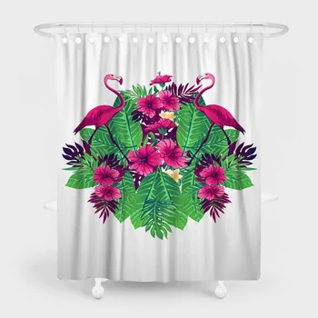 Personalized Custom Waterproof Bath Curtains Plants Flower Flamingo Print 3D Shower Curtains with 12 Hooks Bathroom Decor
Personalized Custom Waterproof Bath Curtains Plants Flower Flamingo Print 3D Shower Curtains with 12 Hooks Bathroom Decor
