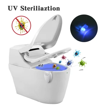 16 Colors LED Toilet Light PIR Motion Sensor Night Lamp Waterproof Toilet Detection Lamp LED Toilet Light With UV Sterilization
16 Colors LED Toilet Light PIR Motion Sensor Night Lamp Waterproof Toilet Detection Lamp LED Toilet Light With UV Sterilization