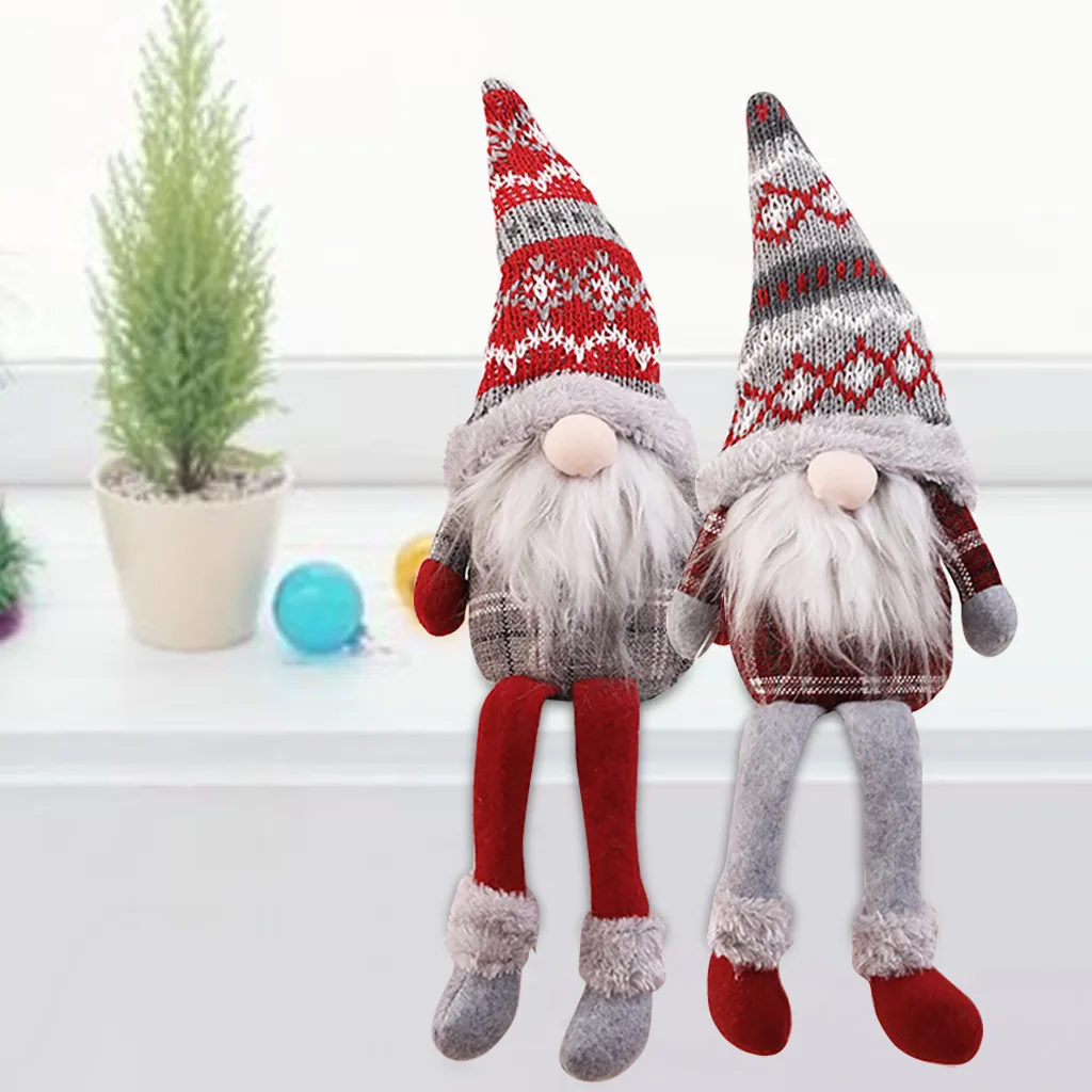 santa claus snowman elk dolls christmas ornaments
