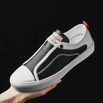 Popular Casual Shoes Men Leather Men Slip On Footwear Luxury Brand Mens Shoes Casual Black White Men Original Leather Shoes
Popular Casual Shoes Men Leather Men Slip On Footwear Luxury Brand Mens Shoes Casual Black White Men Original Leather Shoes