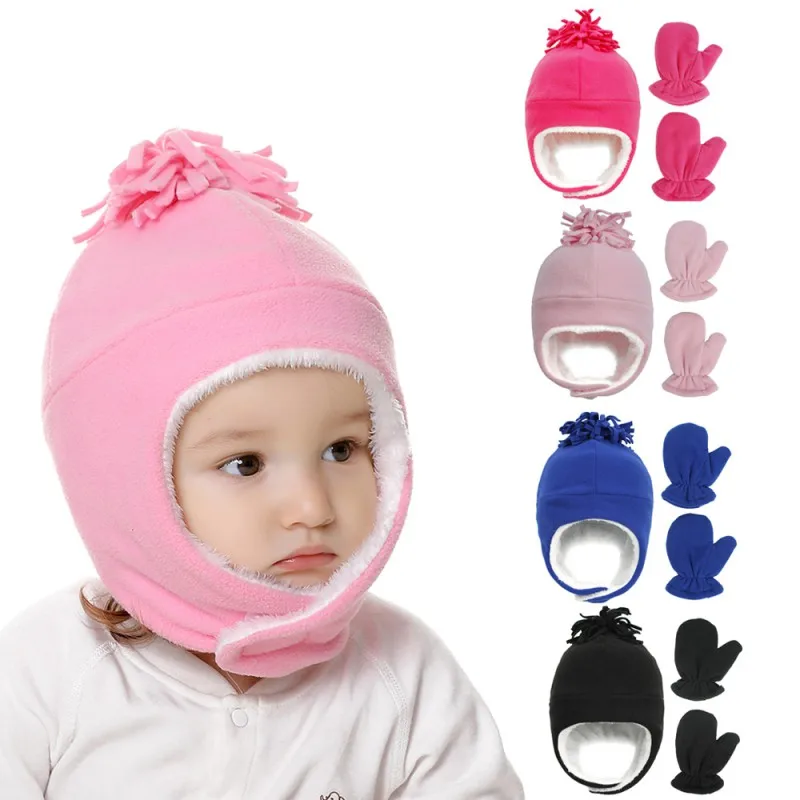 New Winter Kids Hat Gloves Set Solid Color Baby Boy Girls Hat Set Children Warm Fleece Mitten Cap Set
New Winter Kids Hat Gloves Set Solid Color Baby Boy Girls Hat Set Children Warm Fleece Mitten Cap Set