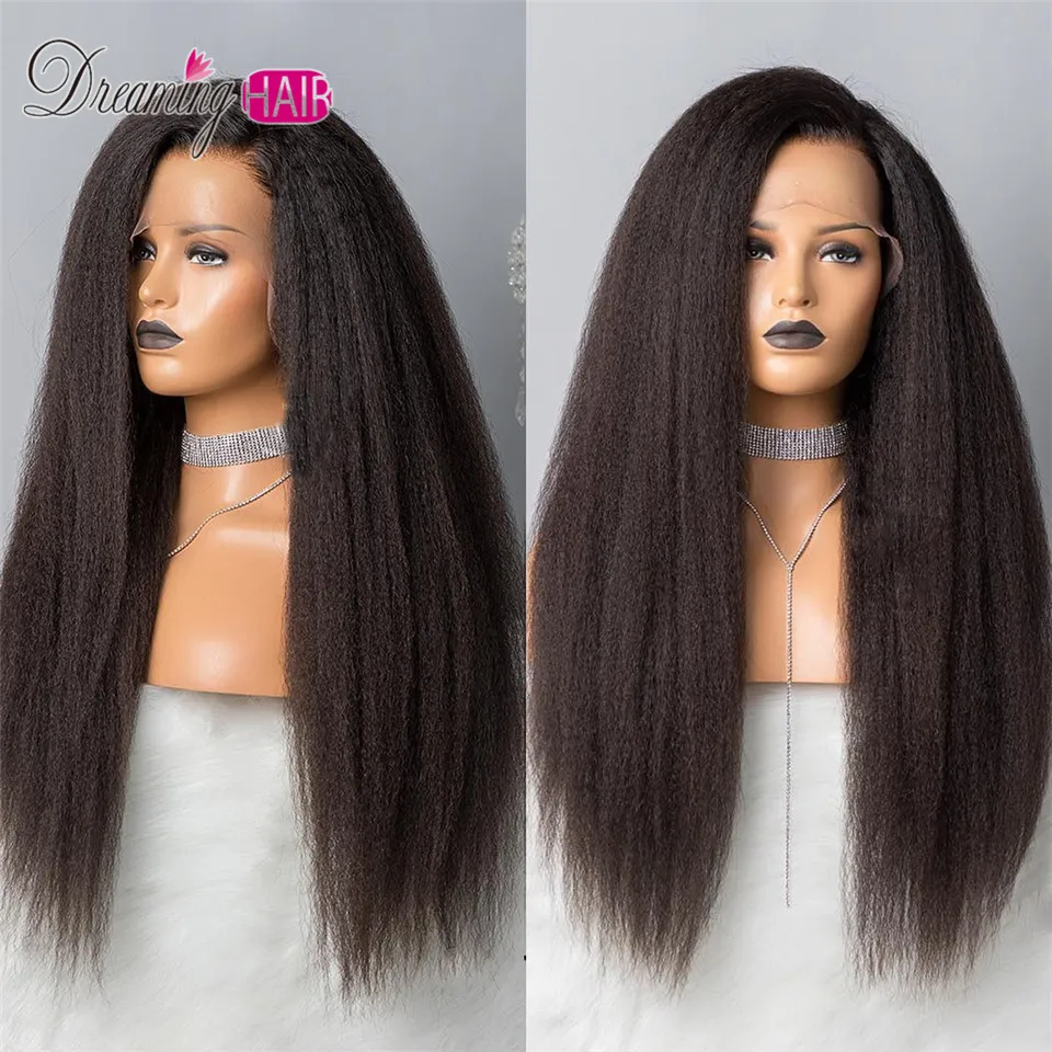 Invisible 13X6 Deep part Kinky Straight Lace Front Human Hair Wigs Closure Wig Pre Plucked Indian Remy Hair Bleached Knots Women
Invisible 13X6 Deep part Kinky Straight Lace Front Human Hair Wigs Closure Wig Pre Plucked Indian Remy Hair Bleached Knots Women