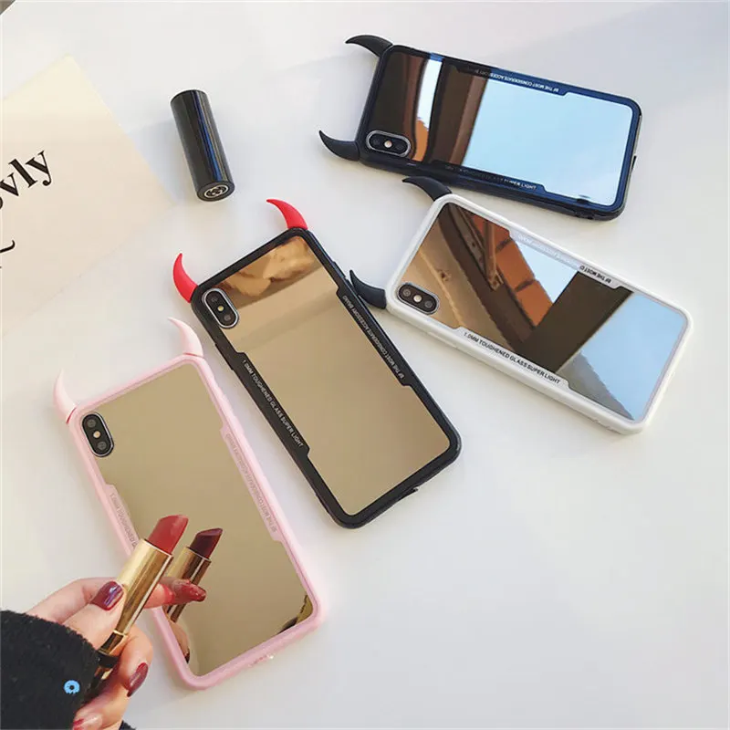 For Huawei P20 P30 Pro Lite Mate20 Nova3i Nova5 3D Devil Horn Cover Honor 10 20i 20 Y9 2019 Phone Case DIY Mirror TPU Coque 
For Huawei P20 P30 Pro Lite Mate20 Nova3i Nova5 3D Devil Horn Cover Honor 10 20i 20 Y9 2019 Phone Case DIY Mirror TPU Coque