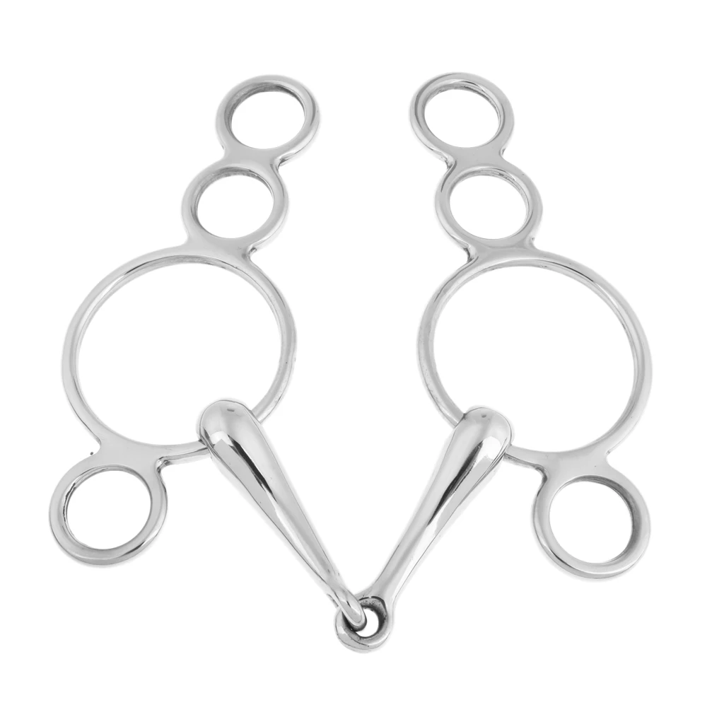 Stainless Steel Gag Bit Horse Tack English Riding Equestrian Accessories Stainless Steel Gag Bit Horse Tack English Riding Equestrian Accessories