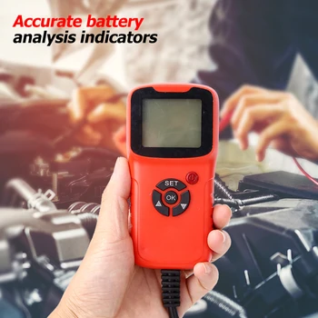 Automatic Smart 12V Battery Tester Auto Battery Analyzer 100 to 1700CCA Cranking Battery Tester for Car Battery
Automatic Smart 12V Battery Tester Auto Battery Analyzer 100 to 1700CCA Cranking Battery Tester for Car Battery