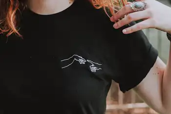 Creation of Adam Embroidered Shirt Art History Graphic Tee graphic hipster women fashion religion Christian girl gift tees tops
Creation of Adam Embroidered Shirt Art History Graphic Tee graphic hipster women fashion religion Christian girl gift tees tops