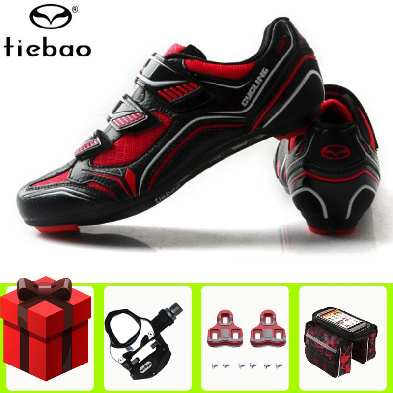 TIEBAO Unisex Breathable road Cycling Shoes add pedal set Self-locking Road Bike Shoes Bicycle Shoes Sapatilha Ciclismo
TIEBAO Unisex Breathable road Cycling Shoes add pedal set Self-locking Road Bike Shoes Bicycle Shoes Sapatilha Ciclismo