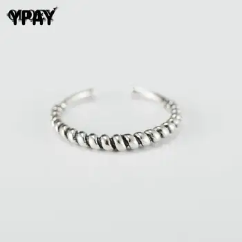 YPAY Vintage Women Geometric Rope Toe Rings for Women Men Authentic 925 Sterling Silver Open Finger Ring Fine Jewelry YMR422
YPAY Vintage Women Geometric Rope Toe Rings for Women Men Authentic 925 Sterling Silver Open Finger Ring Fine Jewelry YMR422