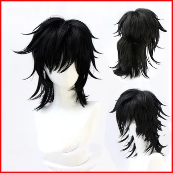 LANLAN Tomioka Giyuu Cosplay wig Turn your face upside down Split Tiger's Mouth and Horsetail Black High temperature fiber
LANLAN Tomioka Giyuu Cosplay wig Turn your face upside down Split Tiger's Mouth and Horsetail Black High temperature fiber