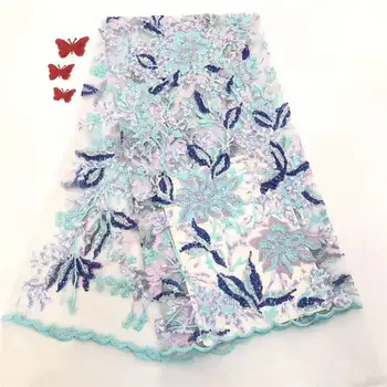 African Lace Fabric 2020 Embroidered Nigerian Laces Fabric Bridal High Quality Sequins French Tulle Lace Fabric For Women
African Lace Fabric 2020 Embroidered Nigerian Laces Fabric Bridal High Quality Sequins French Tulle Lace Fabric For Women