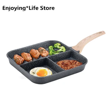 Maifan Stone Breakfast Pot Multi-function Steak Frying Pan Flat Non-stick Frying Pan Gas Cooker Pot Household Cookware
Maifan Stone Breakfast Pot Multi-function Steak Frying Pan Flat Non-stick Frying Pan Gas Cooker Pot Household Cookware