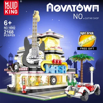 2168Pcs LED Bricks City Street Series MOC Creator Expert Guitar Shop Store Model Building Blocks Architecture Children Toys Gift
2168Pcs LED Bricks City Street Series MOC Creator Expert Guitar Shop Store Model Building Blocks Architecture Children Toys Gift