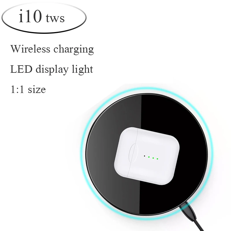 New i10 TWS Mini Wireless Headset Wireless Charging Bluetooth Headset with Touch Headphones Ear Plug for Apple iPhone Samsung
New i10 TWS Mini Wireless Headset Wireless Charging Bluetooth Headset with Touch Headphones Ear Plug for Apple iPhone Samsung