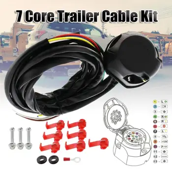 7 Core 2M Trailer Cable Kit Trailer Socket Set 13 Pin Electrical Kit E-Kit Harness Traction Hook Car Accessories Wholesale
7 Core 2M Trailer Cable Kit Trailer Socket Set 13 Pin Electrical Kit E-Kit Harness Traction Hook Car Accessories Wholesale