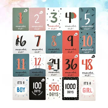 20pcs of One Set Creative Milestone Sticker Birth Month Number Birthday Card Paste Monthly Paste Decor for Baby Inafnt Newborn
20pcs of One Set Creative Milestone Sticker Birth Month Number Birthday Card Paste Monthly Paste Decor for Baby Inafnt Newborn