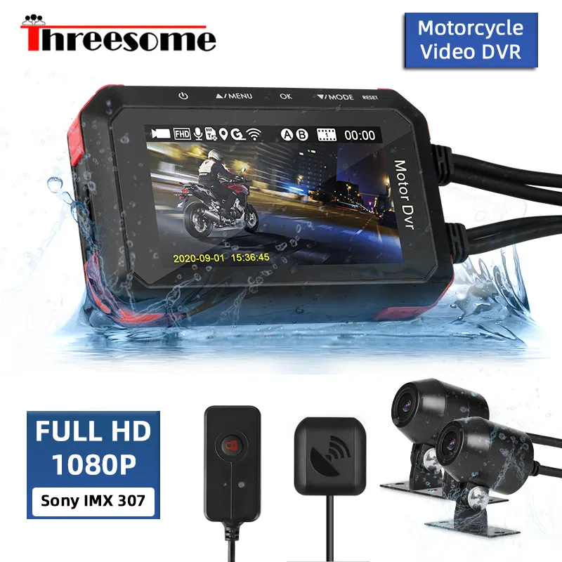 Motorcycle DVR 128G 1080P IPS Screen Registrar GPS track playback Parking Monitoring G-sensor Waterproof Moto Camera Dash cam
Motorcycle DVR 128G 1080P IPS Screen Registrar GPS track playback Parking Monitoring G-sensor Waterproof Moto Camera Dash cam