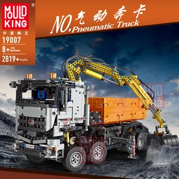 2819pcs Technic Car Series Remote Control Vehicle RC Motorized Truck Model Building Blocks Bricks Compatible 42043 Kids Toys
2819pcs Technic Car Series Remote Control Vehicle RC Motorized Truck Model Building Blocks Bricks Compatible 42043 Kids Toys