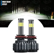 LED H11 Car Headlight 360-degree Six-sided Luminous 50W 10000lm High-brightness 6000K White Light Equippments Lights Durable
LED H11 Car Headlight 360-degree Six-sided Luminous 50W 10000lm High-brightness 6000K White Light Equippments Lights Durable