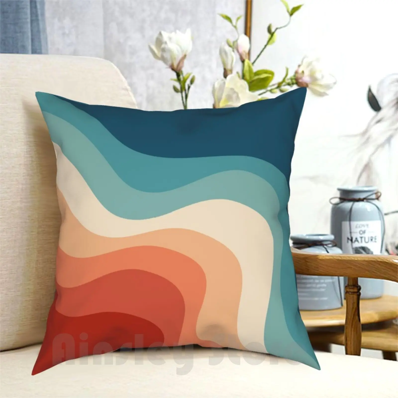 Retro Style Waves Pillow Case Printed Home Soft DIY Pillow cover Retro Waves Waves Retro Stripes Striped Lines Colorful
Retro Style Waves Pillow Case Printed Home Soft DIY Pillow cover Retro Waves Waves Retro Stripes Striped Lines Colorful