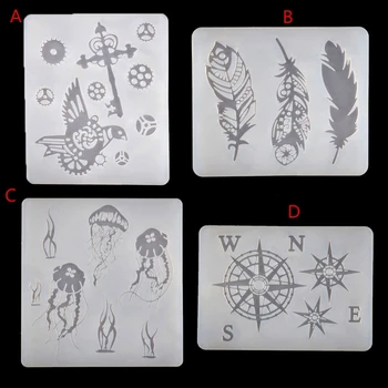 Gear Bird Feather Jellyfish Compass Silicone Resin Mold Thin Bookmark Art Crafts
Gear Bird Feather Jellyfish Compass Silicone Resin Mold Thin Bookmark Art Crafts