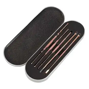 Case Container Waterproof 5pcs/set Stainless Steel Rose Gold Spiral Spring Ear Wax Remover Pimple Removal Needle Set for
Case Container Waterproof 5pcs/set Stainless Steel Rose Gold Spiral Spring Ear Wax Remover Pimple Removal Needle Set for