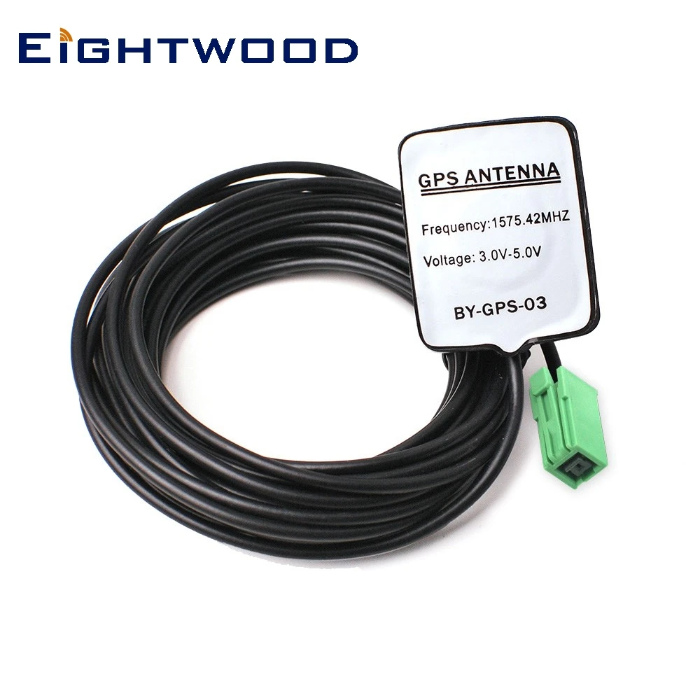 Eightwood GPS Antenna With GT5-1S Female Connector 1575.42 MHz±3 MHz 3M Active aerial for Vehicle/Car Tracking Navigation System
Eightwood GPS Antenna With GT5-1S Female Connector 1575.42 MHz±3 MHz 3M Active aerial for Vehicle/Car Tracking Navigation System