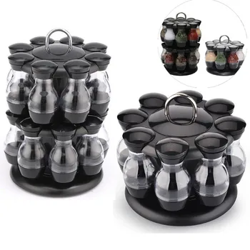 360 Rotating16Pcs Condiment Set Spice Jar StorageBox HomeKitchen Cruet Condiment Bottle Coffee Sugar Seal Jar Container Rack
360 Rotating16Pcs Condiment Set Spice Jar StorageBox HomeKitchen Cruet Condiment Bottle Coffee Sugar Seal Jar Container Rack