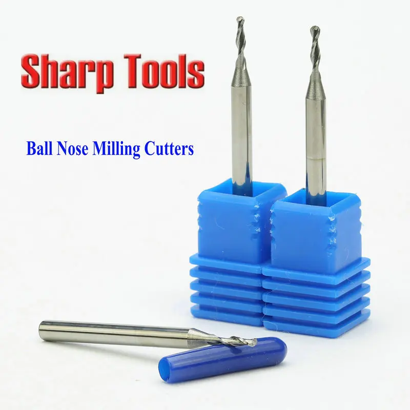3.175*1.0MM 2 Flutes Tungsten Solid Carbide Milling Cutter Ball Nose End Mill Wood Router Bits 3D CNC Engraving Tools CEL2-5mm
3.175*1.0MM 2 Flutes Tungsten Solid Carbide Milling Cutter Ball Nose End Mill Wood Router Bits 3D CNC Engraving Tools CEL2-5mm