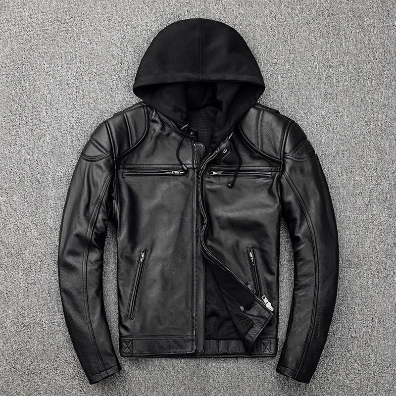Free shipping,Plus size mens genuine leather biker jacket.Pro Motorcycle Jacket Protectors.cowhide coat.quality outwear pads
Free shipping,Plus size mens genuine leather biker jacket.Pro Motorcycle Jacket Protectors.cowhide coat.quality outwear pads