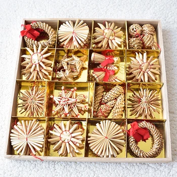 1 Set Natural Wheat Straw Pendants Xmas Decoration Mini Five-pointed Star Kit DIY Christmas Tree Decor Hanging Ornaments Decor
1 Set Natural Wheat Straw Pendants Xmas Decoration Mini Five-pointed Star Kit DIY Christmas Tree Decor Hanging Ornaments Decor