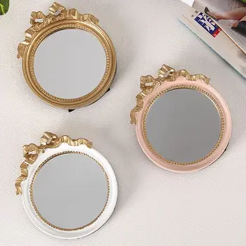 European Style Retro Creative Resin Mirror Girls Mini Pocket Mirrors
European Style Retro Creative Resin Mirror Girls Mini Pocket Mirrors