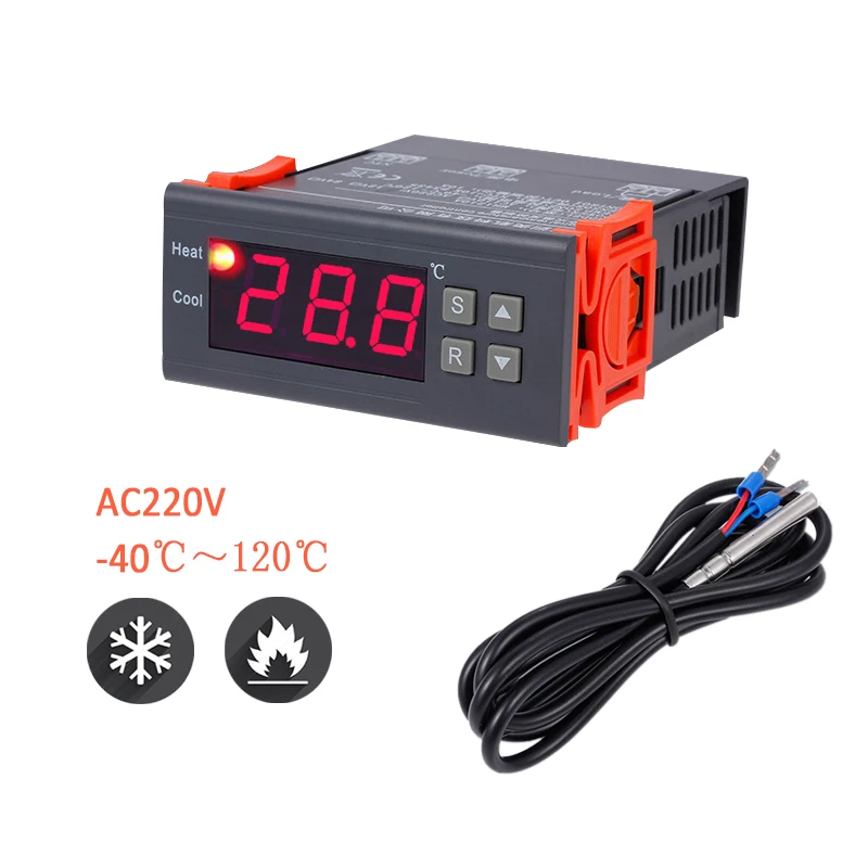 Digital Thermostat temperature controller switch temp meter Thermoregulator for incubator box AC220V AC110V DC12V DC24V
Digital Thermostat temperature controller switch temp meter Thermoregulator for incubator box AC220V AC110V DC12V DC24V