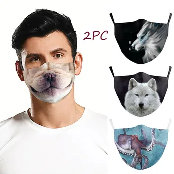 Fashion Animal Printed 2PC Washable Men And Women Soft Face Mask Reuseable Mouth Mask Mouth Mask Washable Mouth Cover Mouth Face
Fashion Animal Printed 2PC Washable Men And Women Soft Face Mask Reuseable Mouth Mask Mouth Mask Washable Mouth Cover Mouth Face
