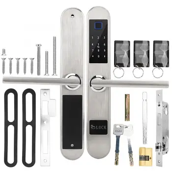 Electronic Intelligent Lock Touch Screen Keypad Digital Password Fingerprint Card Door Lock Smart Fingerprint Lock
Electronic Intelligent Lock Touch Screen Keypad Digital Password Fingerprint Card Door Lock Smart Fingerprint Lock