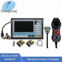 CNC Controller DDCS-EXPERT 3/4/5Axis 1Mhz G-Code Offline Controller Replace DDCSV3.1+6Axis Handwheel MPG + 2pcs 75W Power Supply
CNC Controller DDCS-EXPERT 3/4/5Axis 1Mhz G-Code Offline Controller Replace DDCSV3.1+6Axis Handwheel MPG + 2pcs 75W Power Supply