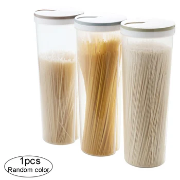1PC Plastic Food Storage Case Noodle Pasta Container With Locking Dry Food Keeper Canister Crisper Box(Random) 
1PC Plastic Food Storage Case Noodle Pasta Container With Locking Dry Food Keeper Canister Crisper Box(Random)