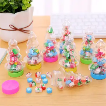 10 Bottles Creative Eraser Set Practical Eraser Xmas Tree Bottle Erasers Christmas Gifts for Students Staff Use Random Color
10 Bottles Creative Eraser Set Practical Eraser Xmas Tree Bottle Erasers Christmas Gifts for Students Staff Use Random Color