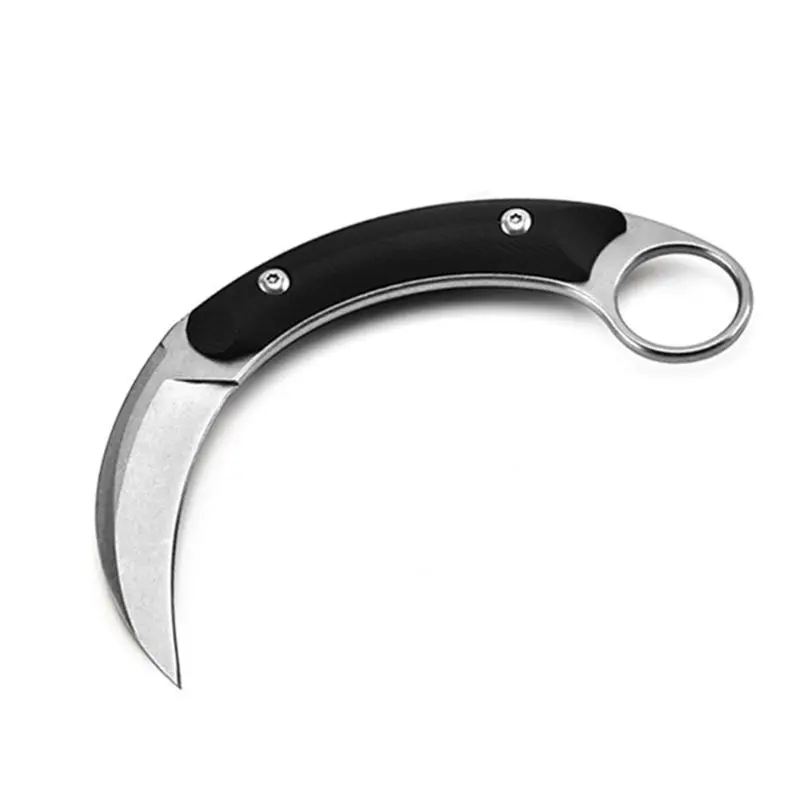 Outdoor Moon Claw Knife Stainless Steel Multi-function Self-defense Knives Camping Survival Cutter
Outdoor Moon Claw Knife Stainless Steel Multi-function Self-defense Knives Camping Survival Cutter
