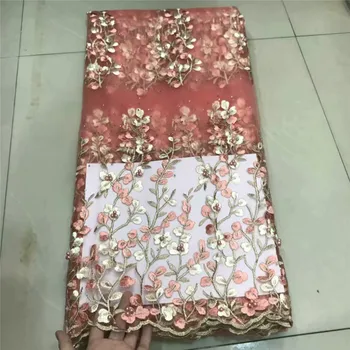 Popular French lace fabric nice net lace fabric with beads for party dress ZQN222(5yards/lot) many color
Popular French lace fabric nice net lace fabric with beads for party dress ZQN222(5yards/lot) many color