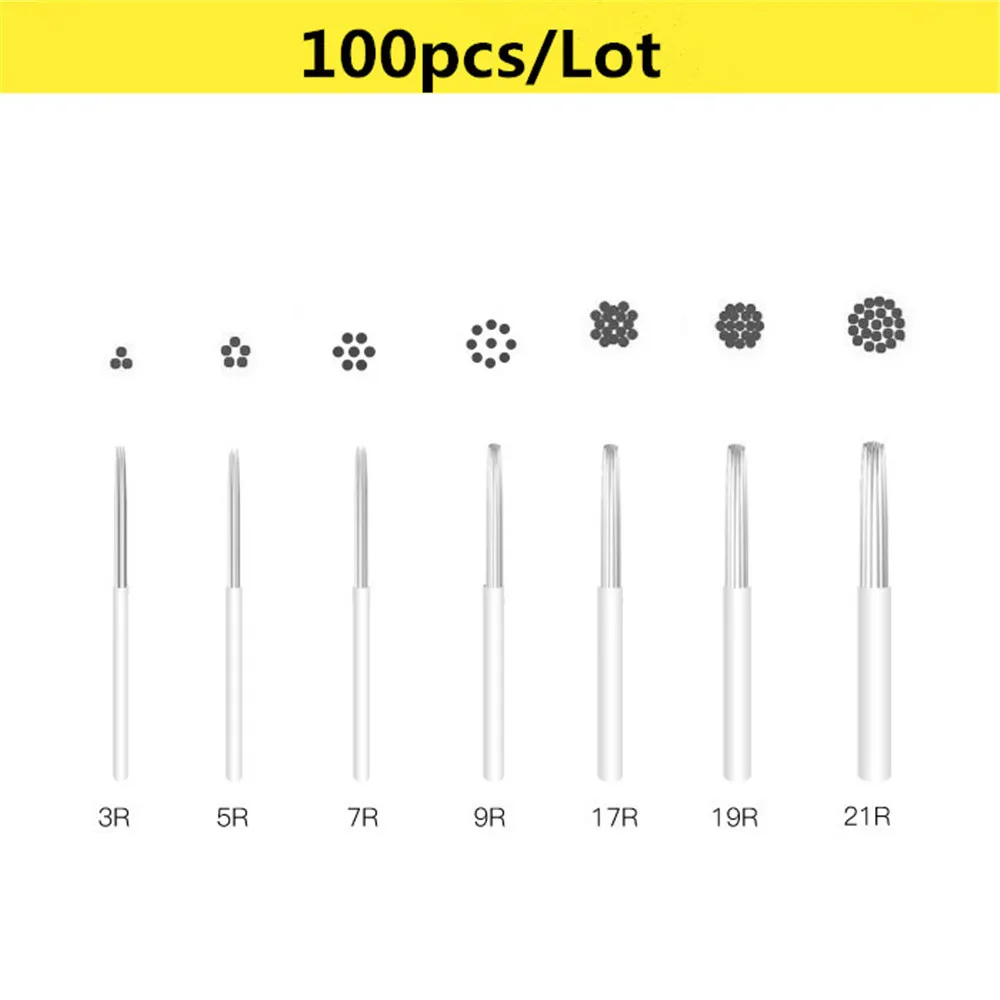 Microblading Round Needles for manual pen Semi permanent makeup fog Shading microblading eyebrow for Embroidery pen 7/9/21 pins
Microblading Round Needles for manual pen Semi permanent makeup fog Shading microblading eyebrow for Embroidery pen 7/9/21 pins