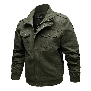 2020 Military Jacket Men Cargo Tactical Bomber Jacket Male Plus Size 6XL Casual Zipper Air Force Pilot Flight Cotton Coat Jacket
2020 Military Jacket Men Cargo Tactical Bomber Jacket Male Plus Size 6XL Casual Zipper Air Force Pilot Flight Cotton Coat Jacket